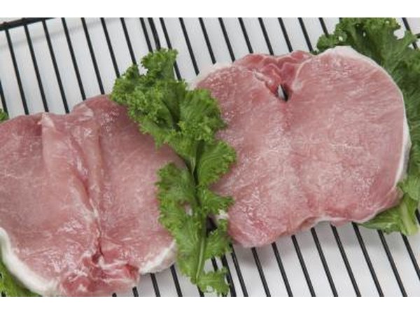 Thin-cut pork chops need high heat for a short time to seal in juices and properly cook the meat throughout