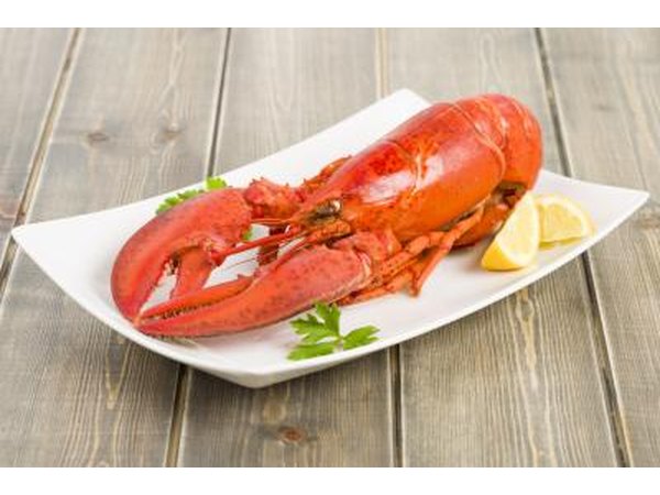 Cooked lobster
