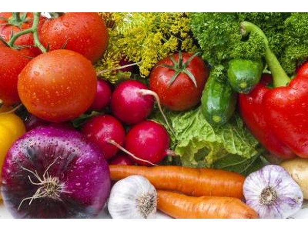 Fresh vegetables.