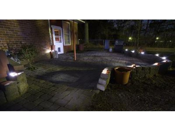 Patio lighting.