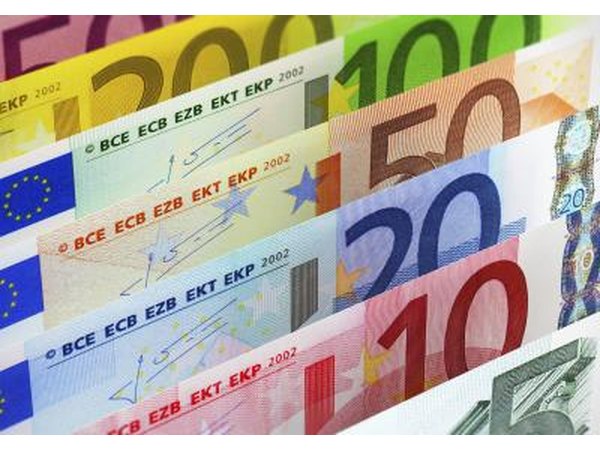 Euro bills