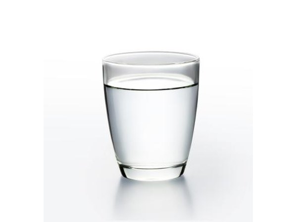 Glass of water.