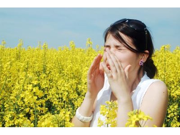 Many allergens are carried through the air.