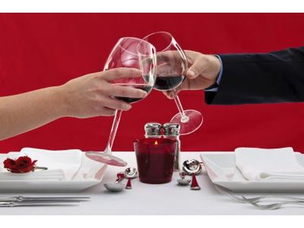 Spread out a candlelight dinner on a new linen tablecloth.
