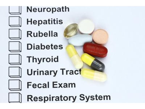 Medical testing with pills.