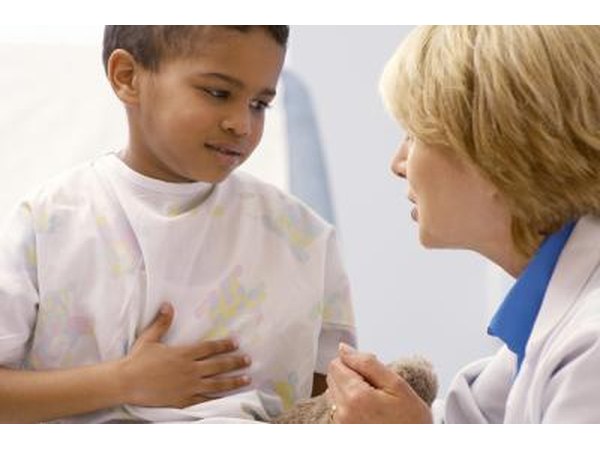 doctor with child