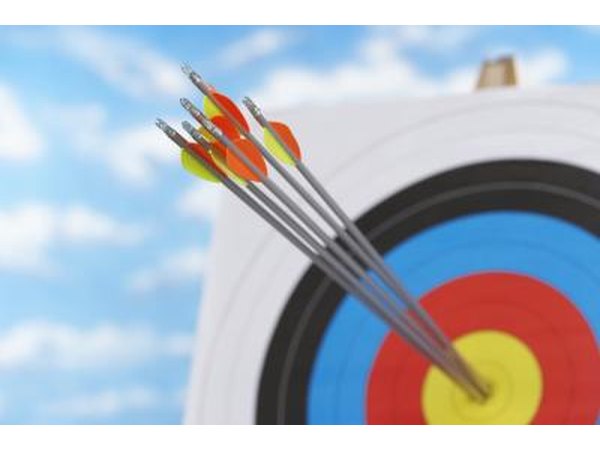 Arrows in target