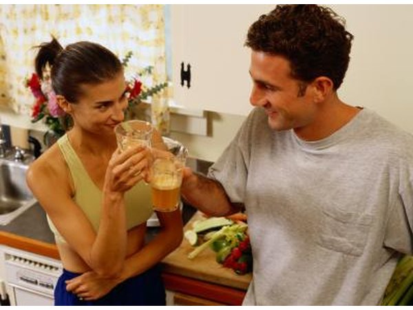 Drink one glass at least twice a day before meals.