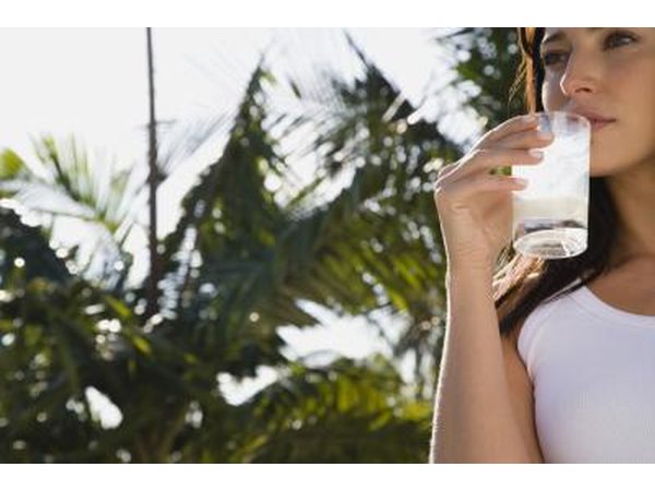 Mix the formula with milk.