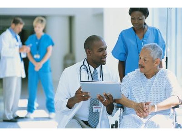 doctor consulting with patient