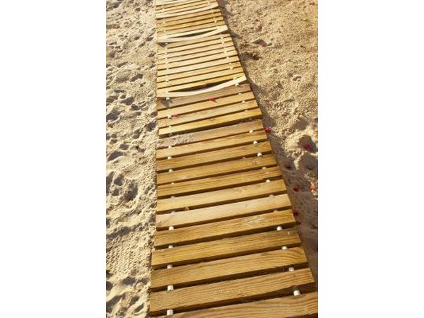 Roll-out walkways are ideal for vacation homes.