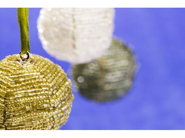 beaded ornament covers