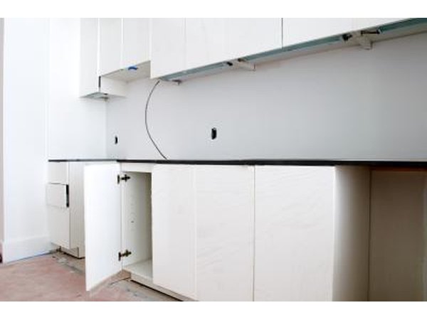 Empty cabinets