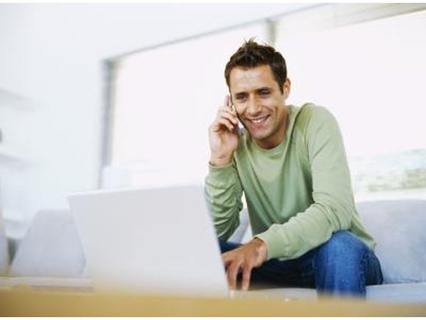Man on laptop