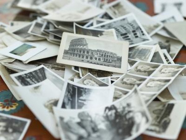 pile of old photographs