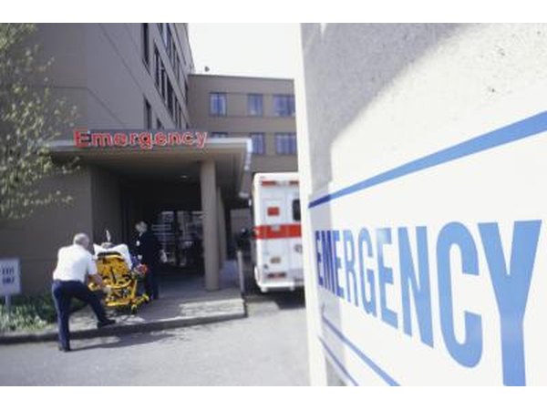 Ambulance at hospital