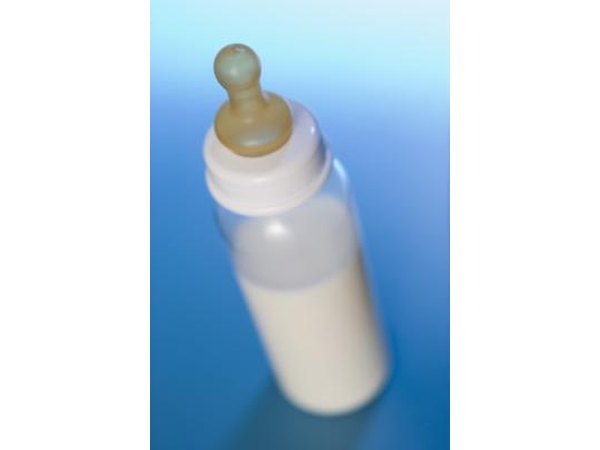 Make a cake shaped like a baby bottle.