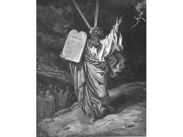The ten commandments were held in the tabernacle.