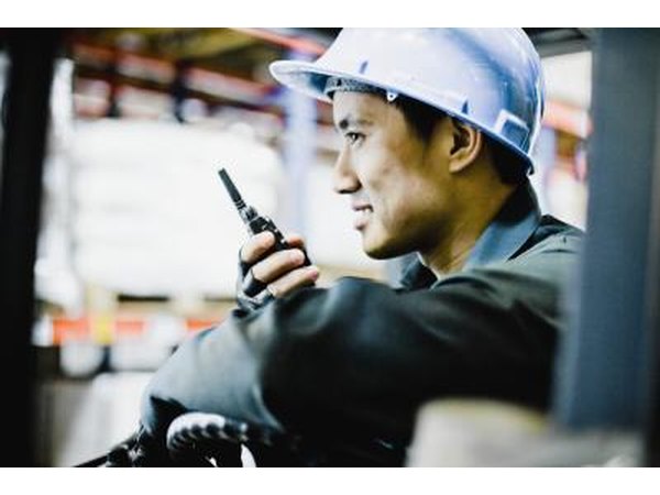 Forklift operator
