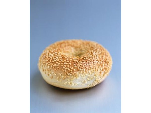 White sesame seeds are often found on bagels and breads.