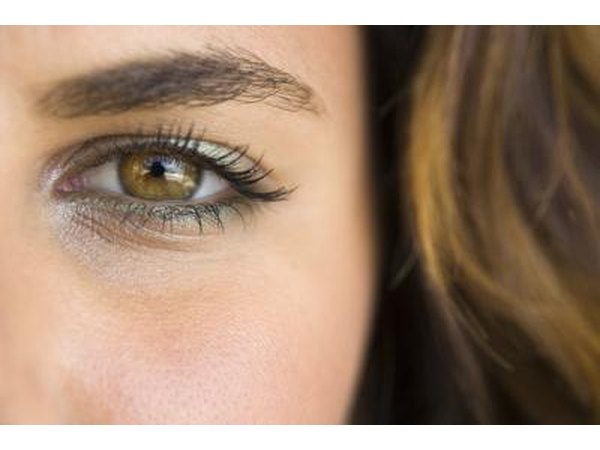 Close up of eye of woman.