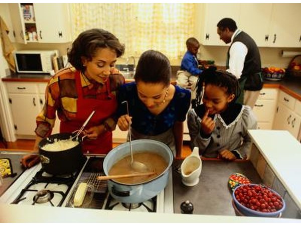 Combinations of cooking methods can be used.