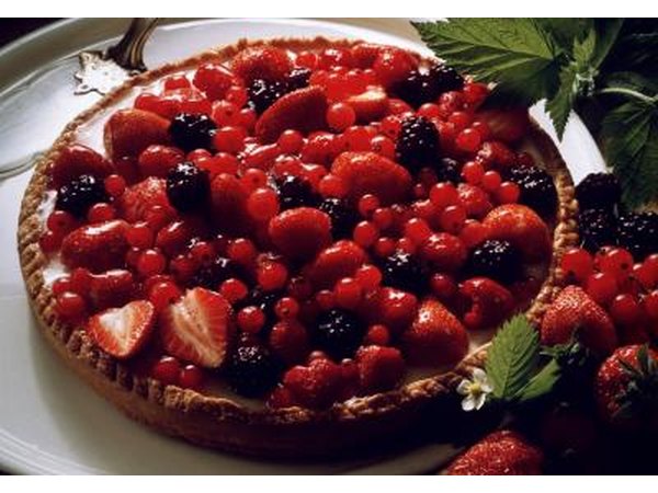 Large berry torte