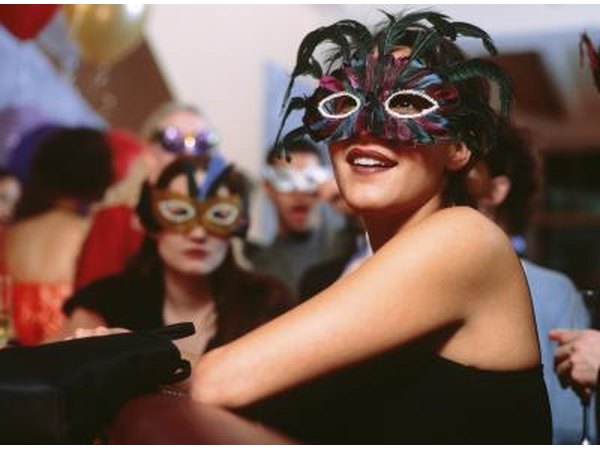 girl at masquerade ball
