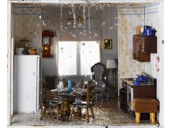 Leaking ceiling.