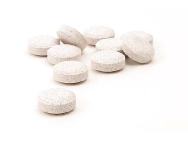 Vitamin C tablets.