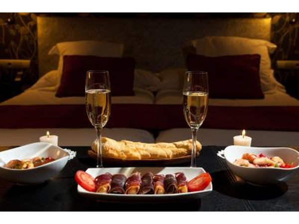 Romantic dinner.