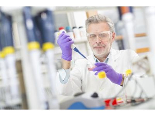 Scientist in lab