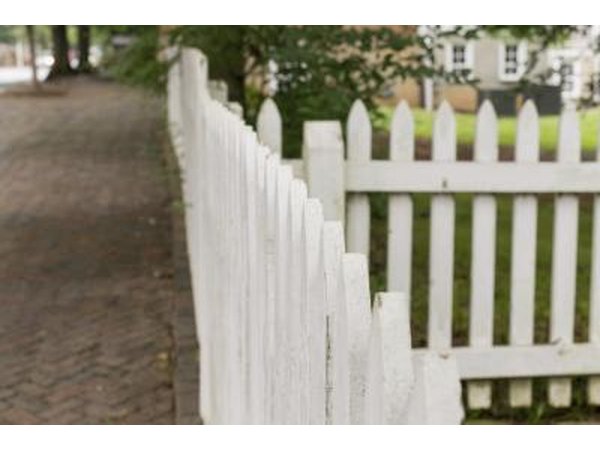 White picket fence