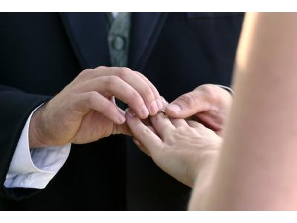 The ring should slide comfortably over your knuckle.