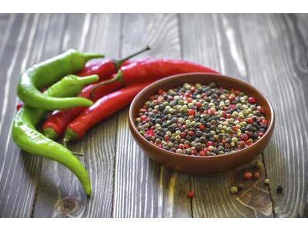 Peppers have usually matured by August.
