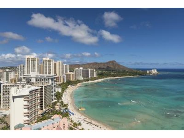Waikiki Beach in Oahu.