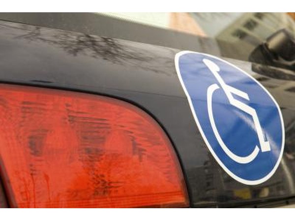 Handicap sticker.