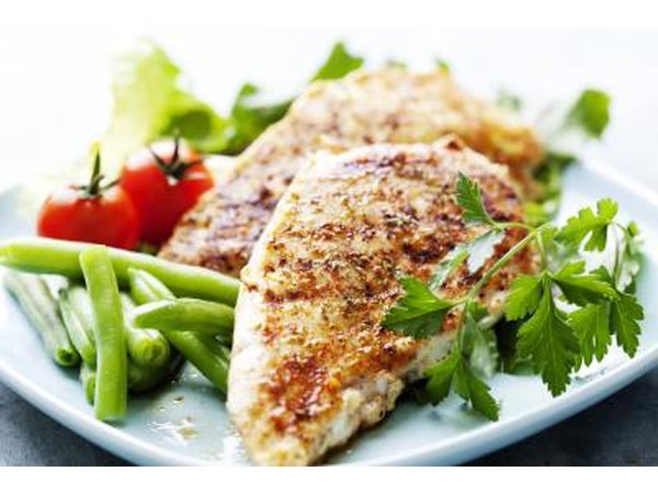 Chicken breast with vegetables