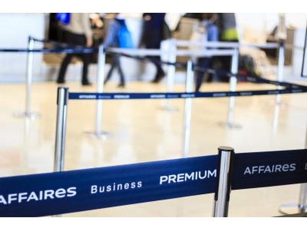 Airport security line