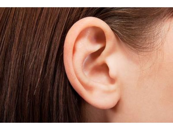 woman's ear