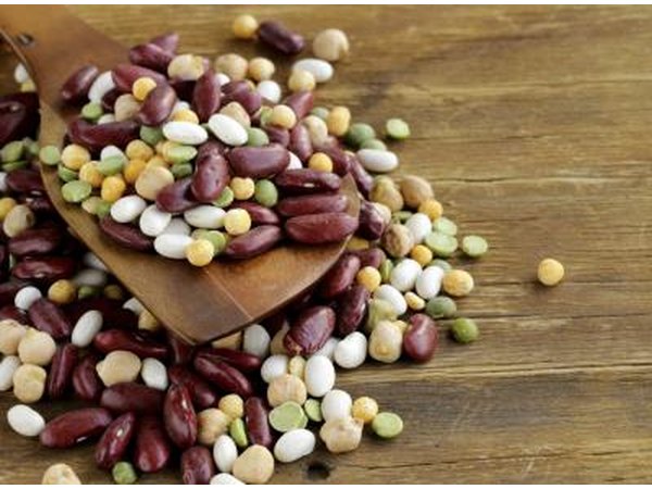 An assortment of beans