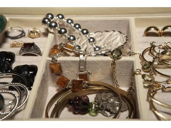 Heirloom or estate jewelry may be passed through the family.