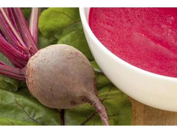 Beet root powder comes from the dried root.