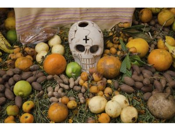 Day of the Dead offering altar.