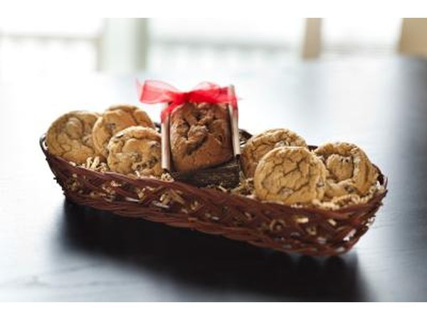 Gift basket of cookies