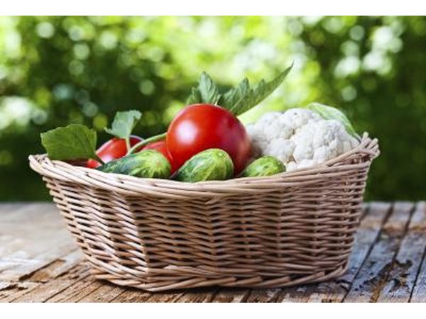 Basket of vegetables
