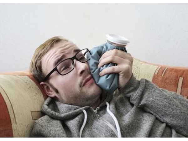 Place an ice pack on the area.