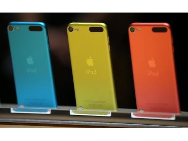 Ipod touch on display
