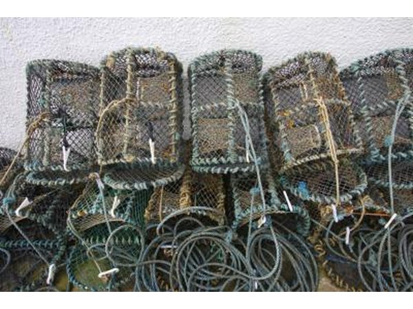 Fish traps make great accent decorations for a Low-Country boil.
