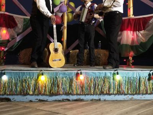 Musicians on stage